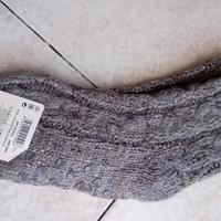 calze antiscivolo grigie "Calzedonia" tg.unica