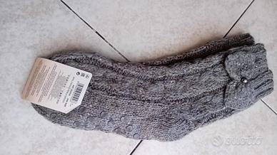 calze antiscivolo grigie "Calzedonia" tg.unica