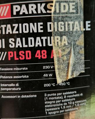 Stazione Digitale di Saldatura Parkside PLSD 48 A1