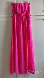 Vestito a fascia fucsia