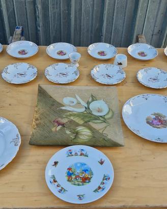 set ceramiche vintage 