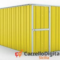 deposito attrezzi giardino 175x307cm 5,4mq giallo