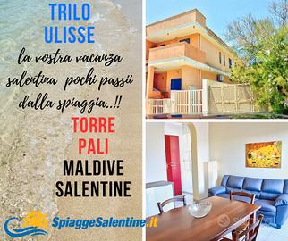 Location a Torre Pali FRONTE spiaggia 30mt MARE