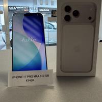iPhone 17 pro max 512 gb