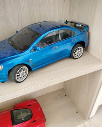 Mitsubishi evo in scala 1/10 