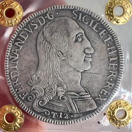 Moneta 12 Tari 1796 Ferdinando III variante R3