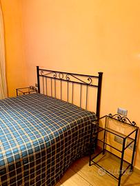 Struttura letto matrimoniale in ferro