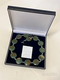 Collana Artigianale Diaspro Verde