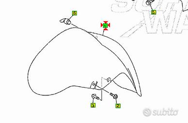 -Parafango ant Rosso Majesty 250 4HC2151101P6