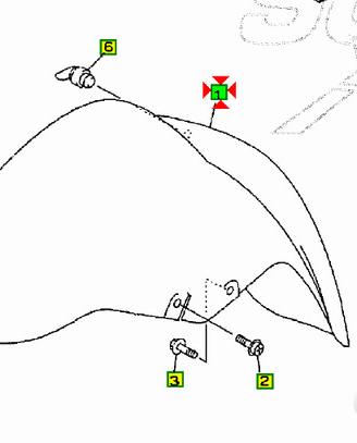 -Parafango ant Rosso Majesty 250 4HC2151101P6