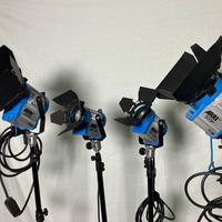 Kit 4 fari fresnel ARRI