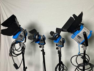 Kit 4 fari fresnel ARRI