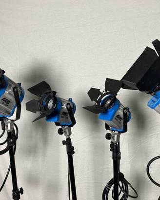 Kit 4 fari fresnel ARRI