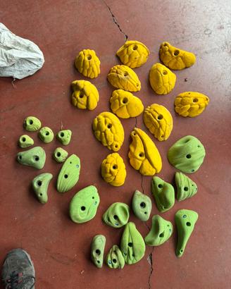 Placche per parito da arrampicata