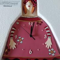 Egan Orologio Da Parete in Ceramica Le Pupazze