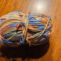 Gomitolo di lana multicolore 🌈