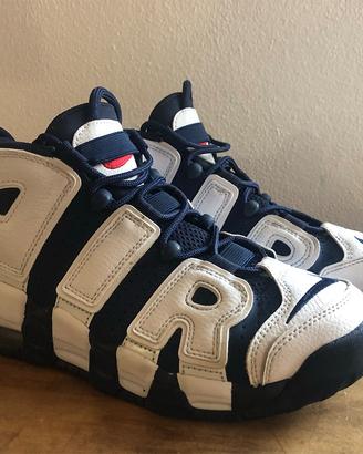 NIKE AIR MORE UPTEMPO bianca e blu