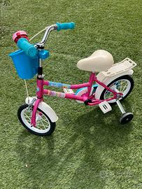 Bici bambina con rotelle