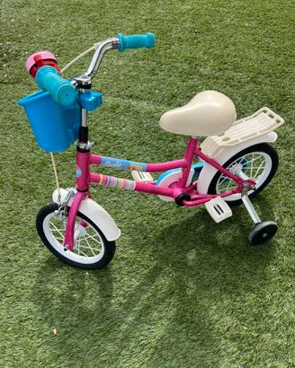 Bici bambina con rotelle