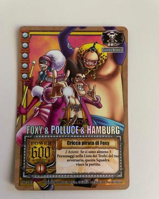 Carta One Piece Foxy & Polluce & Hamburg SH-T03