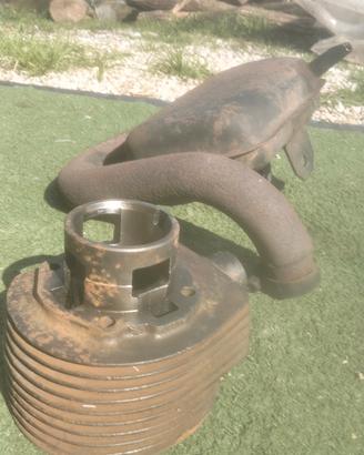 Cilindro + marmitta originali Vespa PX Piaggio