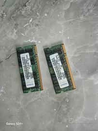 kit memorie Samsung x portatile 2x2gb  pc5300