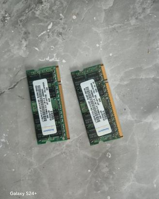 kit memorie Samsung x portatile 2x2gb  pc5300