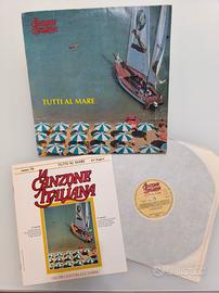 Vinile "La Canzone Italiana" Tutti al mare
