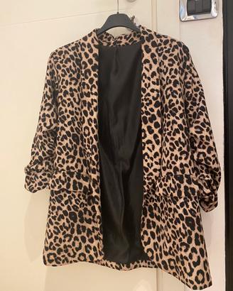 Blazer leopardato