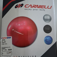 Gymball Carnielli rossa 55cm Nuova