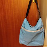 borsa kway azzurra
