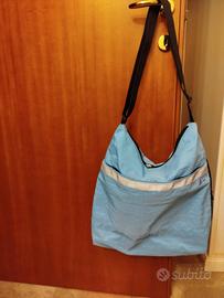 borsa kway azzurra