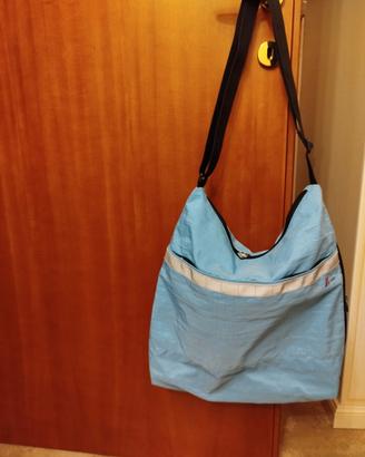 borsa kway azzurra