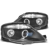 FARI PER CITROEN C3 03-09 ANGEL EYES FONDO NERO