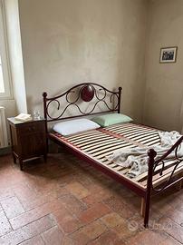 Letto rete elettrica motorizzata e materasso