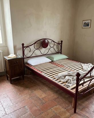 Letto rete elettrica motorizzata e materasso