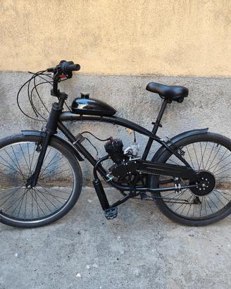 Bicicletta "Cafè Racer" a motore 80cc