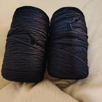 Fettuccia in cotone blu scuro