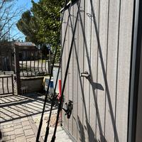 Set canne Shimano Alivio+mulinelli Shimano +fodero