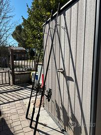 Set canne Shimano Alivio+mulinelli Shimano +fodero