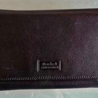 Portafoglio Enrico Coveri in pelle nera nuovo