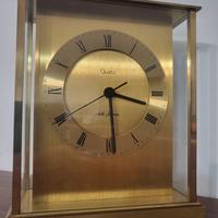 Orologio Seth Thomas "Dedication" ottone 1975
