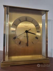 Orologio Seth Thomas "Dedication" ottone 1975