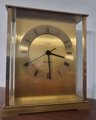 Orologio Seth Thomas "Dedication" ottone 1975