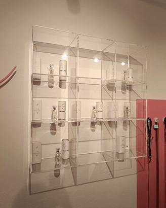 Espositore da Parete in Plexiglass Trasparente