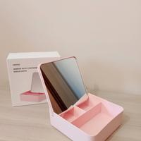 Scatola organizer contenitore makeup gioielli
