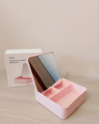 Scatola organizer contenitore makeup gioielli