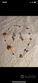 Thun parure collana orecchini cuore