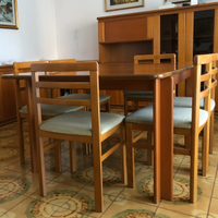 Tavolo soggiorno allungabile con 6 sedie