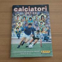 album calciatori panini 1987-88 completo e bollini